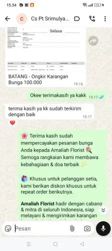 Testimonial Papan Bunga panjangjaya