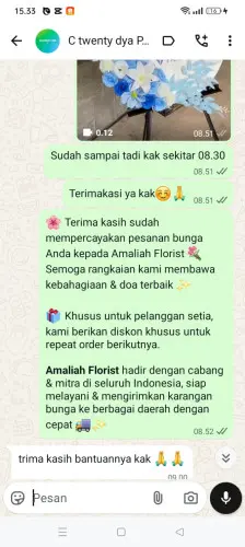 Testimonial Standing Flower panjangjaya