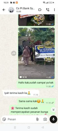 Testimonial Papan Bunga panjangjaya